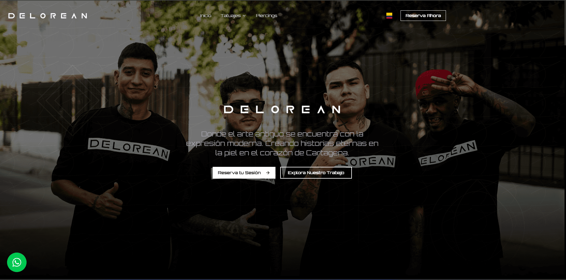 Screenshot of Delorean Ink